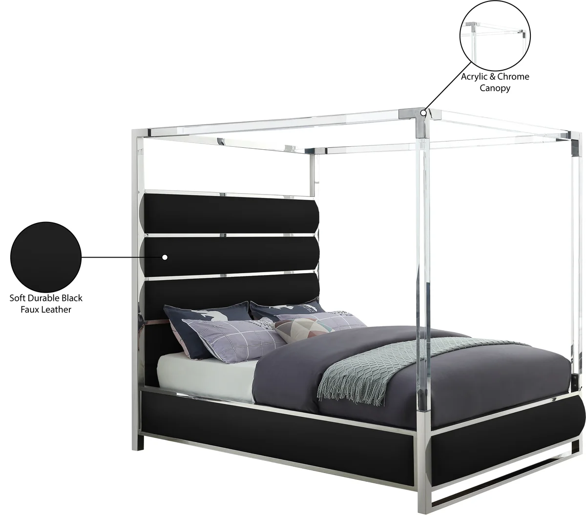 Encore - King Bed - Black