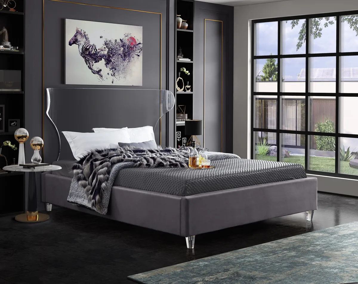 Ghost - King Bed - Gray - View 2