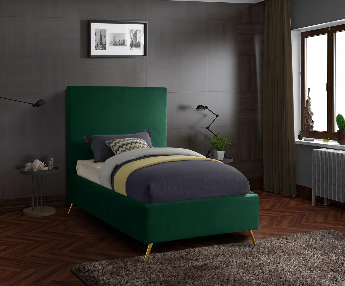 Jasmine - Twin Bed - Green - View 2