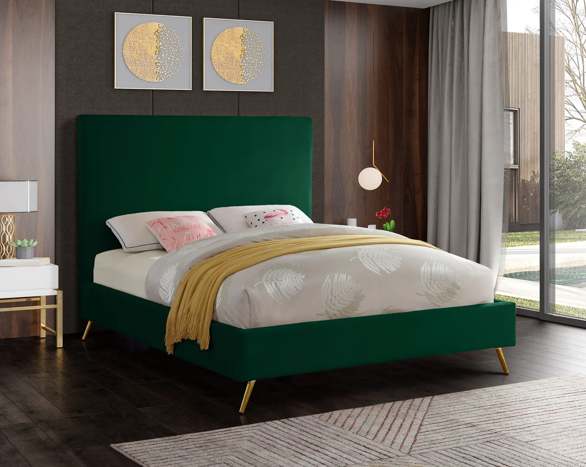Jasmine - Queen Bed - Green