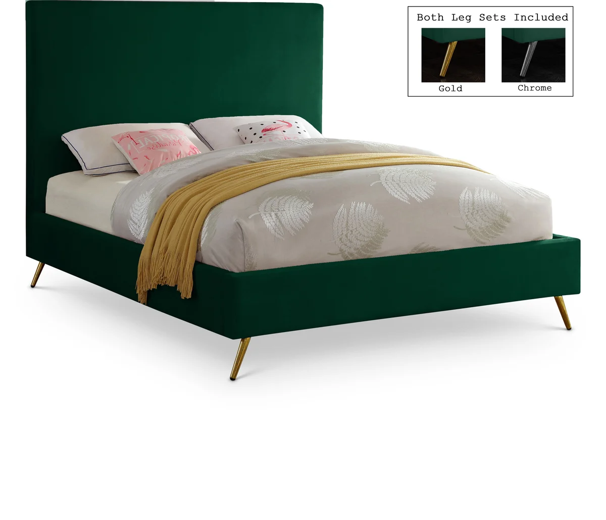 Jasmine - Queen Bed - Green