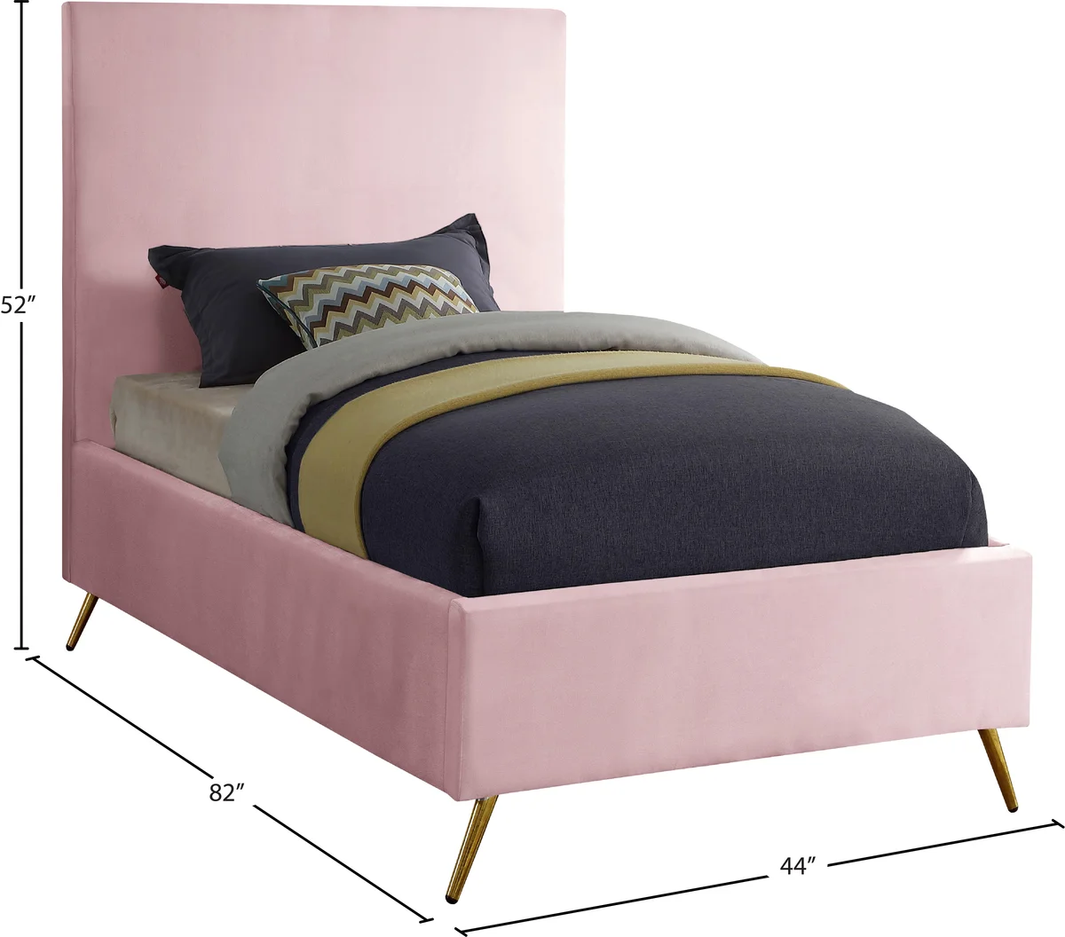 Jasmine - Twin Bed - Pink
