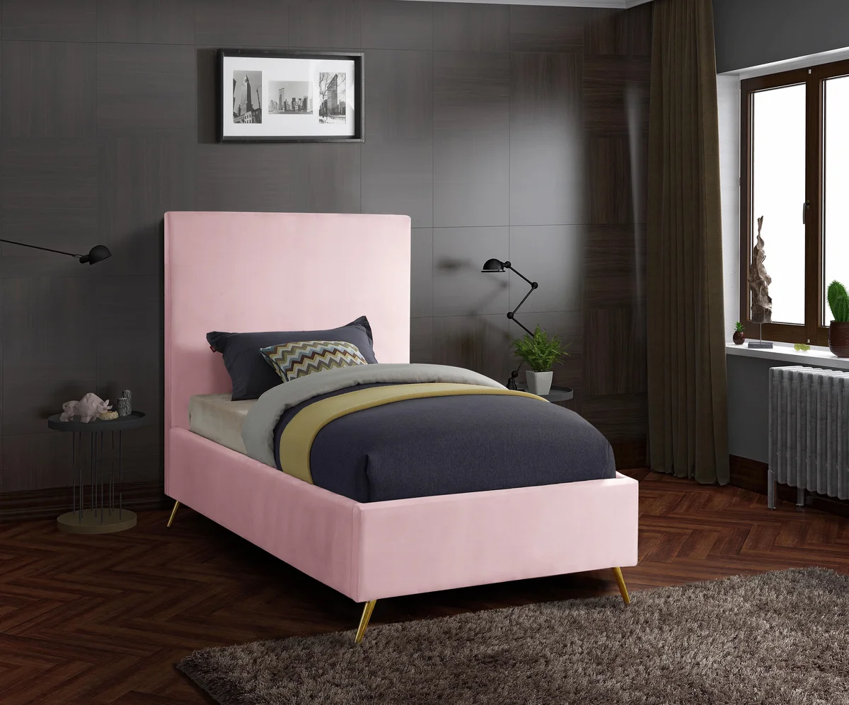 Jasmine - Twin Bed - Pink - View 2