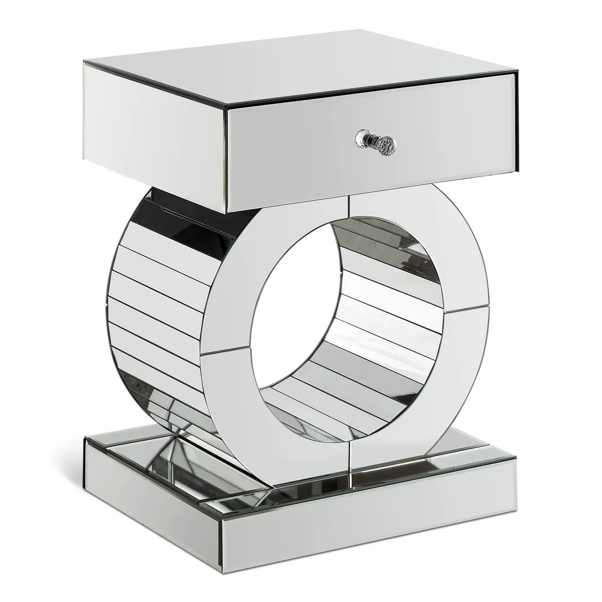 Jocelyn - End Table - Pearl Silver