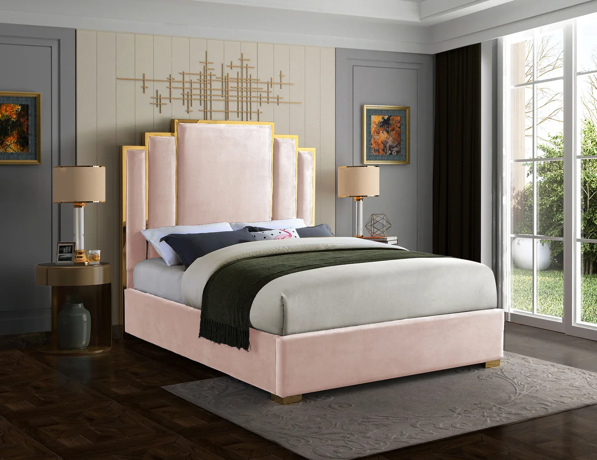 Hugo - King Bed - Pink - View 2
