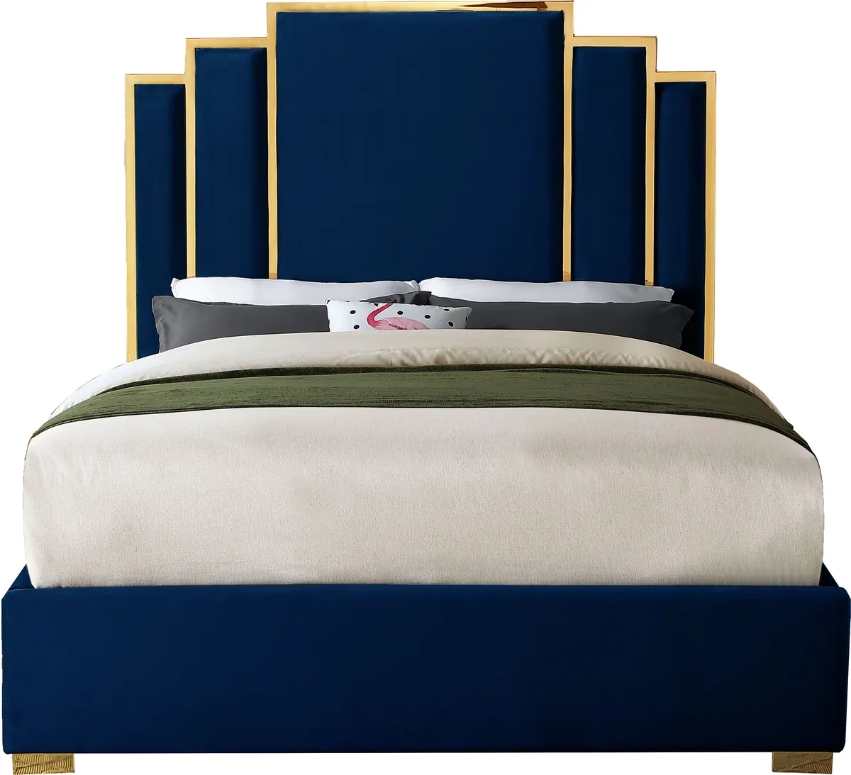 Hugo - King Bed - Navy