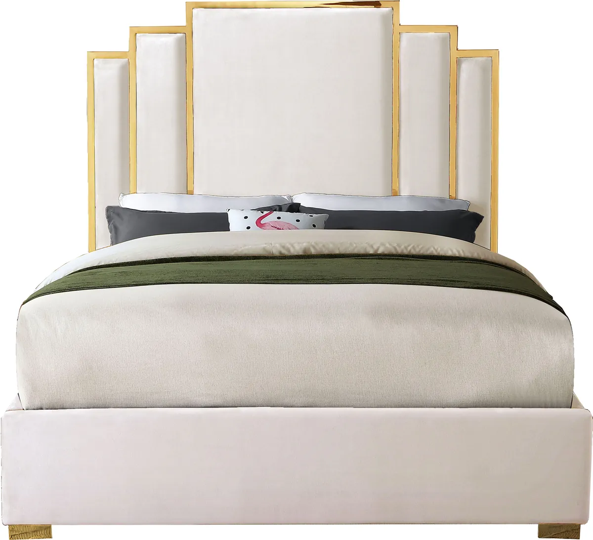 Hugo - King Bed - Cream