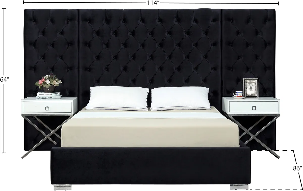 Grande - Queen Bed - Black