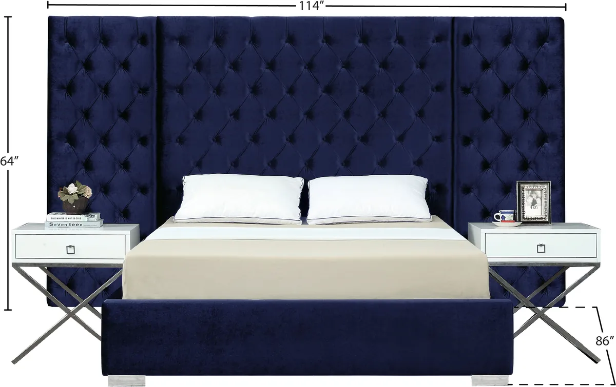 Grande - Queen Bed - Navy
