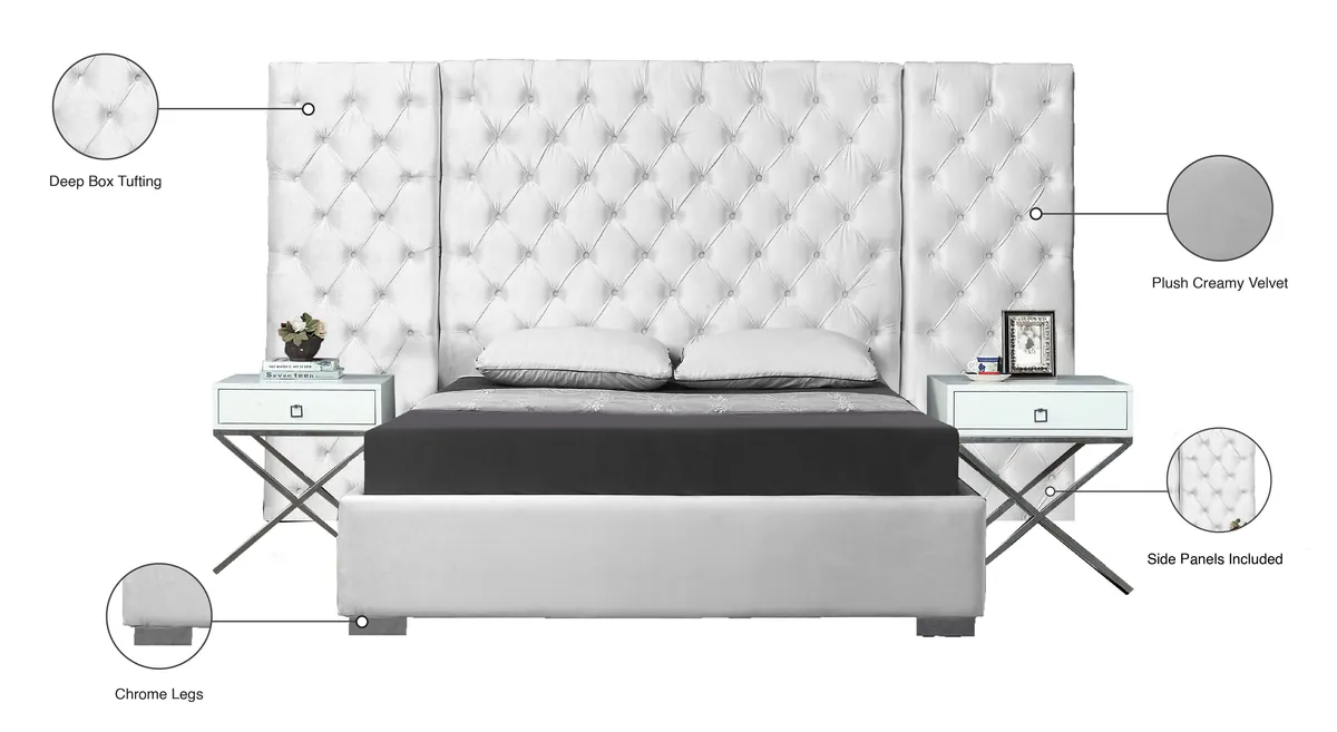 Grande - Queen Bed - White