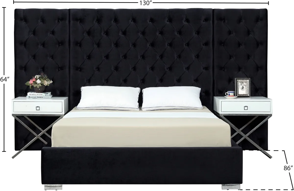 Grande - King Bed - Black