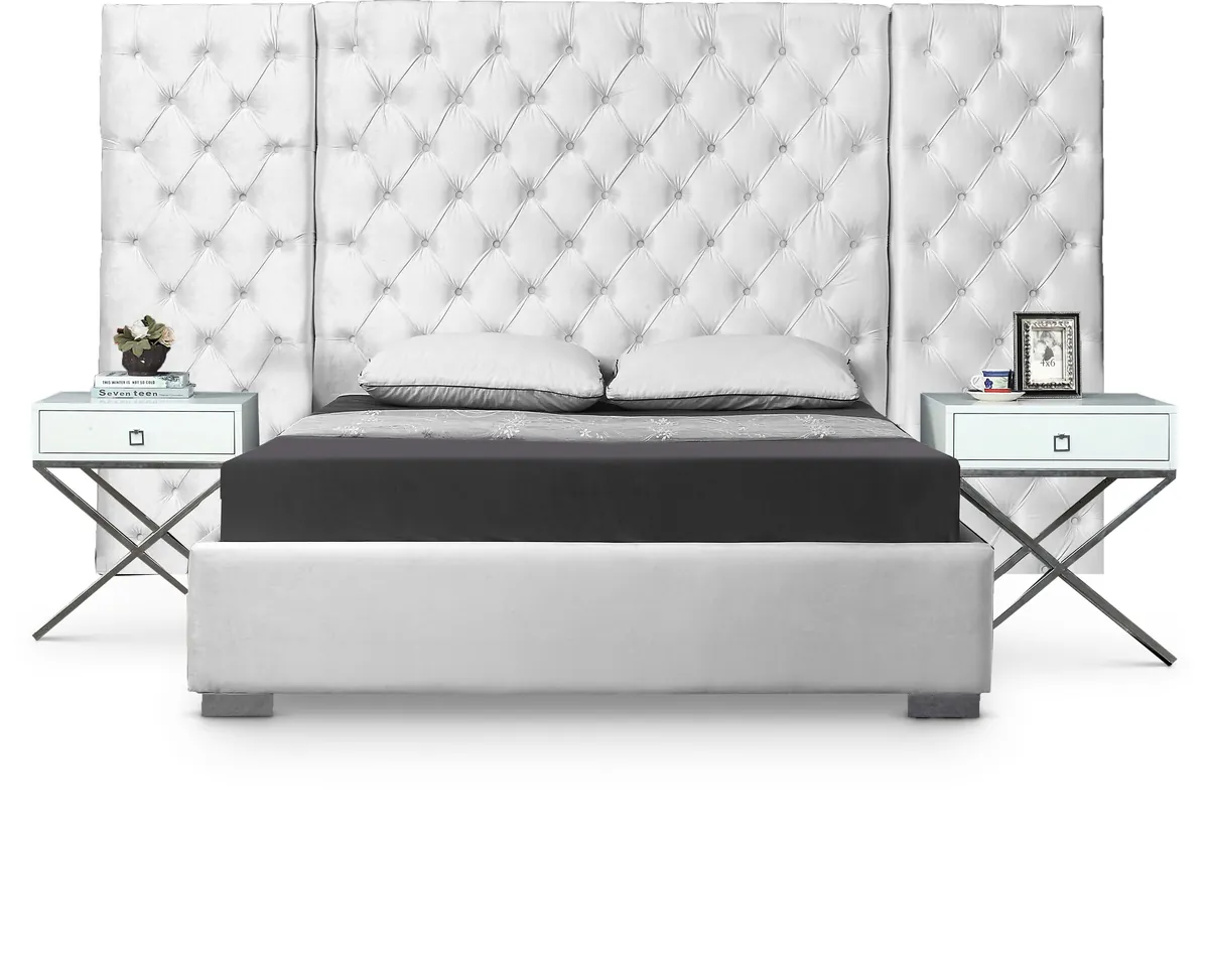 Grande - King Bed - White