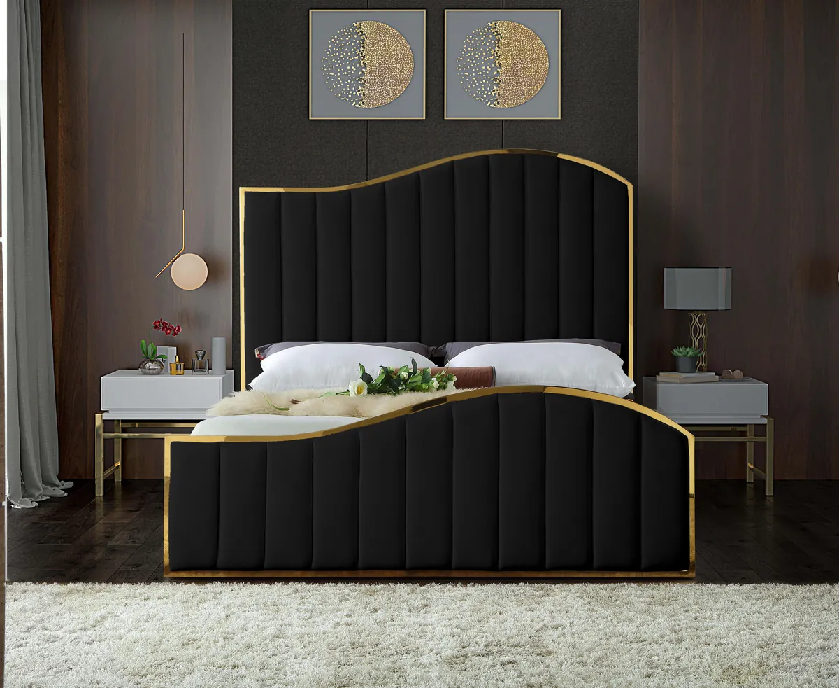 Jolie - King Bed - Black