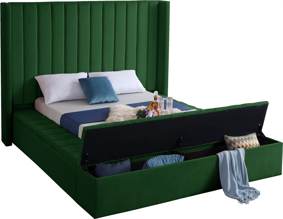 Kiki - King Bed - Green