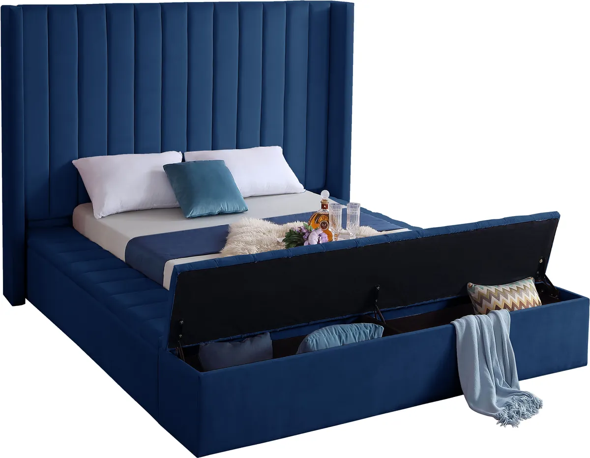 Kiki - Full Bed - Navy