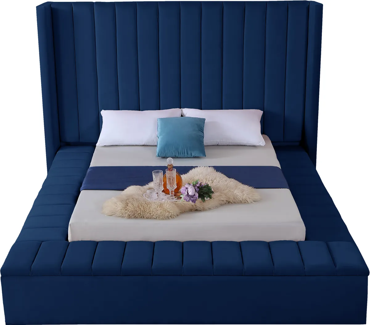 Kiki - Full Bed - Navy