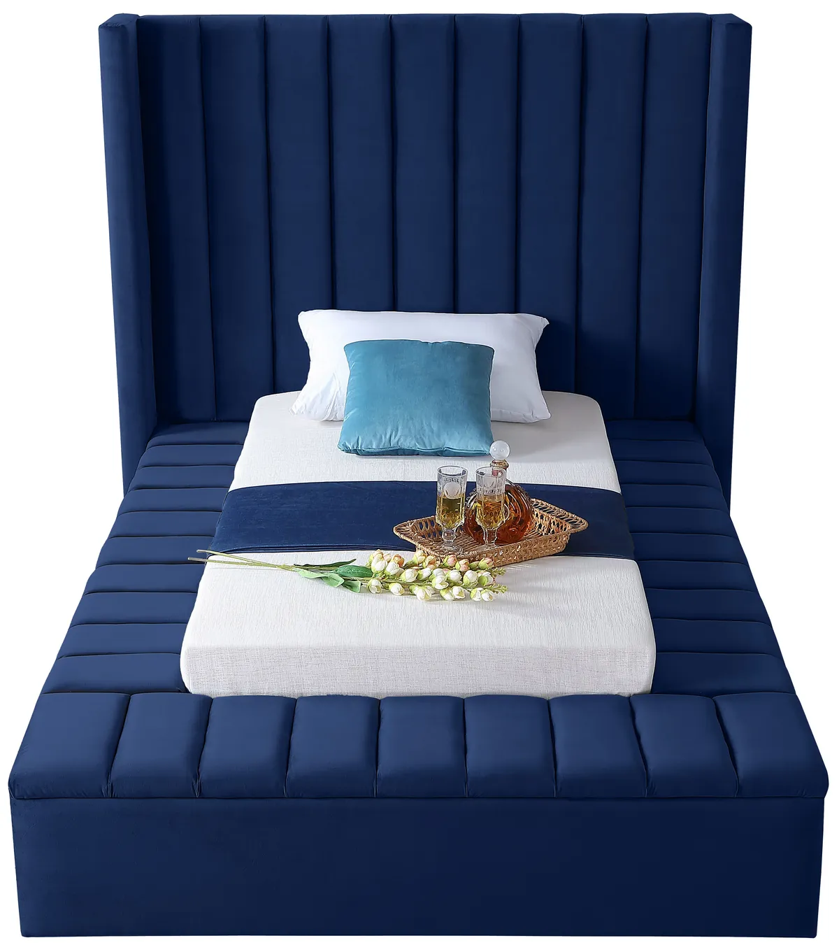 Kiki - Twin Bed - Navy