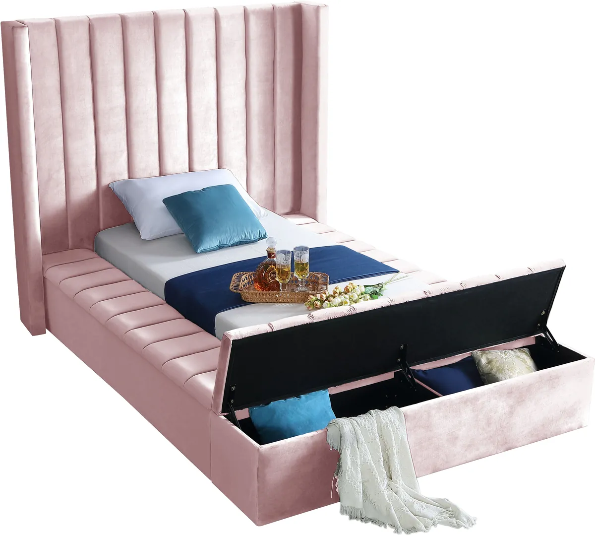Kiki - Twin Bed - Pink