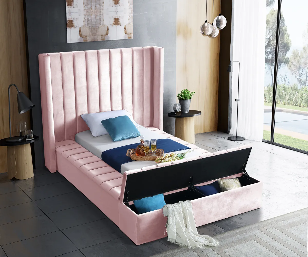 Kiki - Twin Bed - Pink