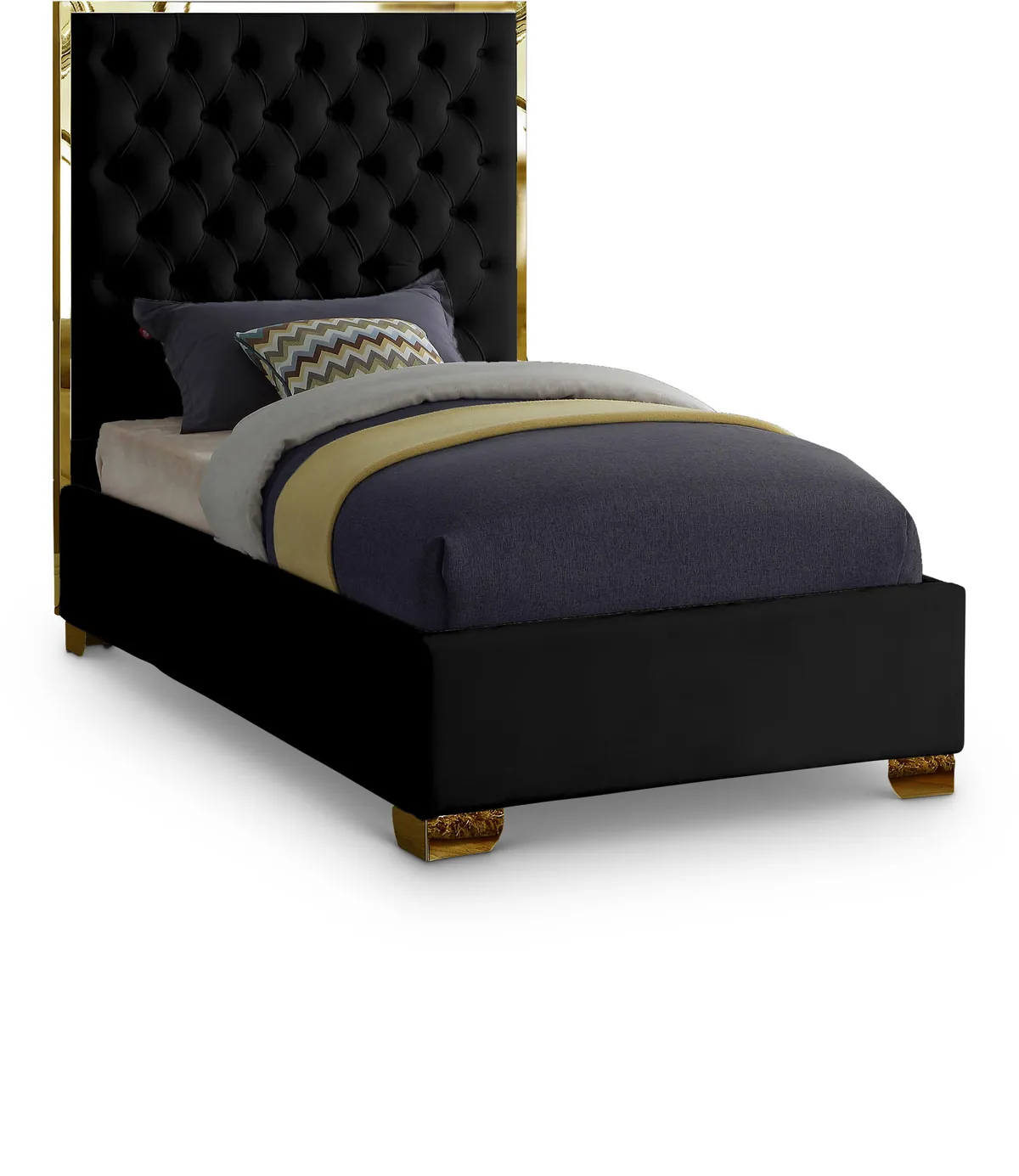 Lana - Twin Bed - Black