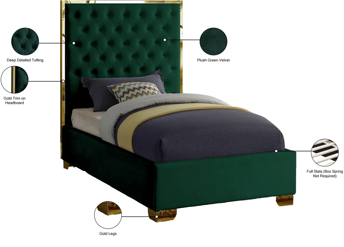 Lana - Twin Bed - Green