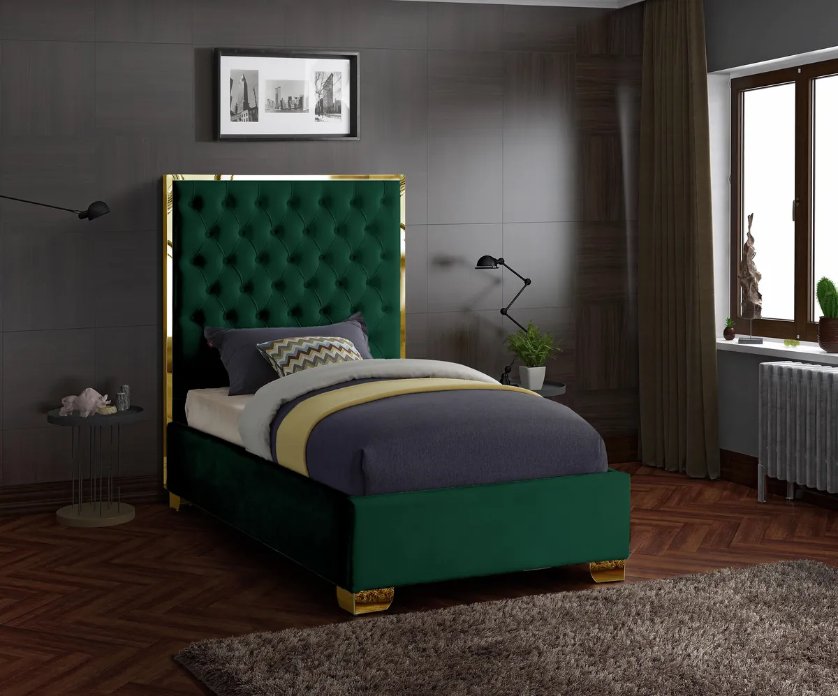 Lana - Twin Bed - Green - View 2
