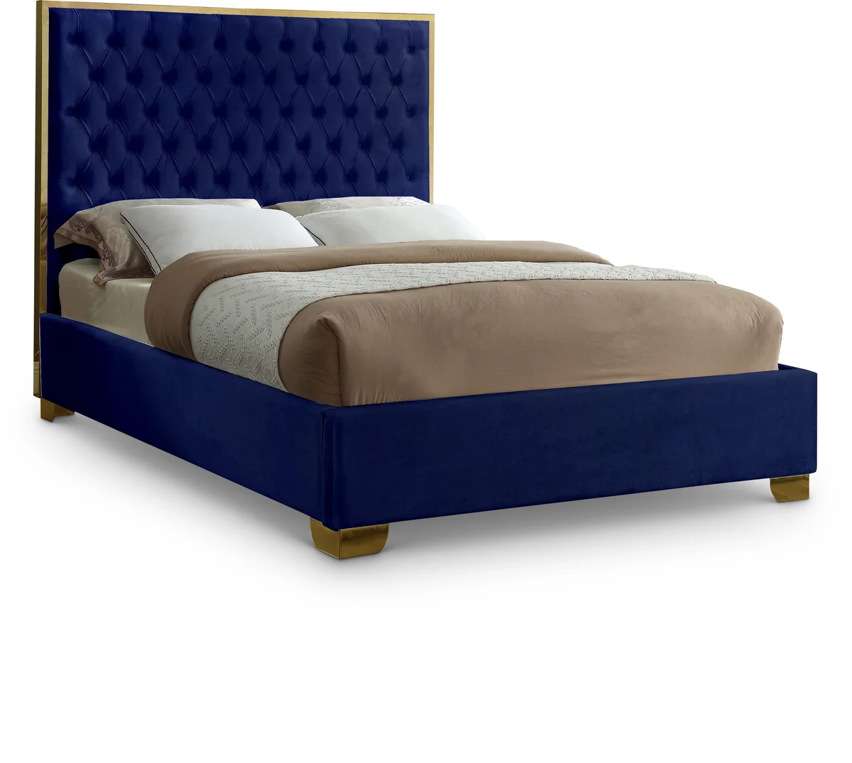 Lana - Queen Bed - Navy