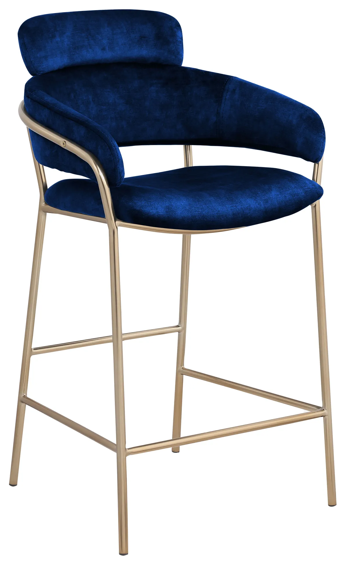 Yara - Counter Stool - Navy