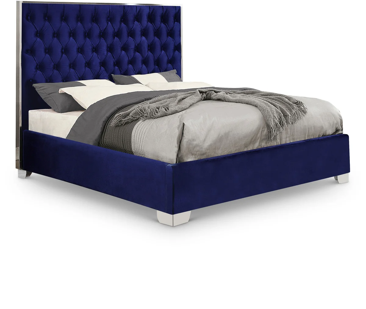 Lexi - King Bed - Navy
