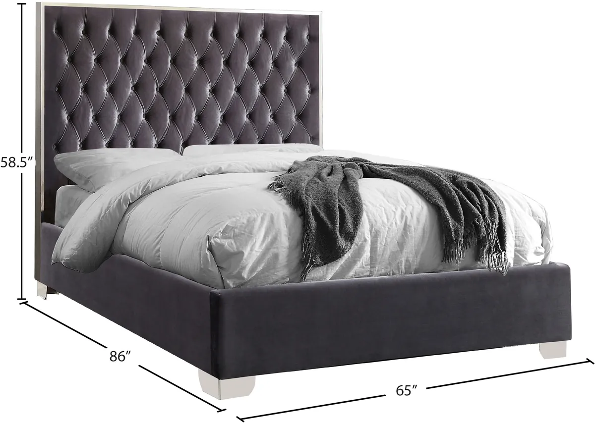 Lexi - Queen Bed - Gray