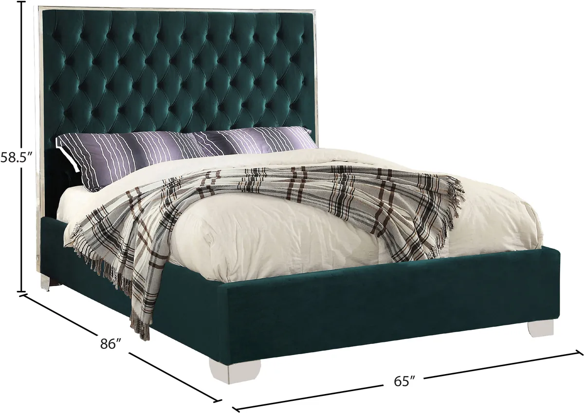 Lexi - Queen Bed - Green