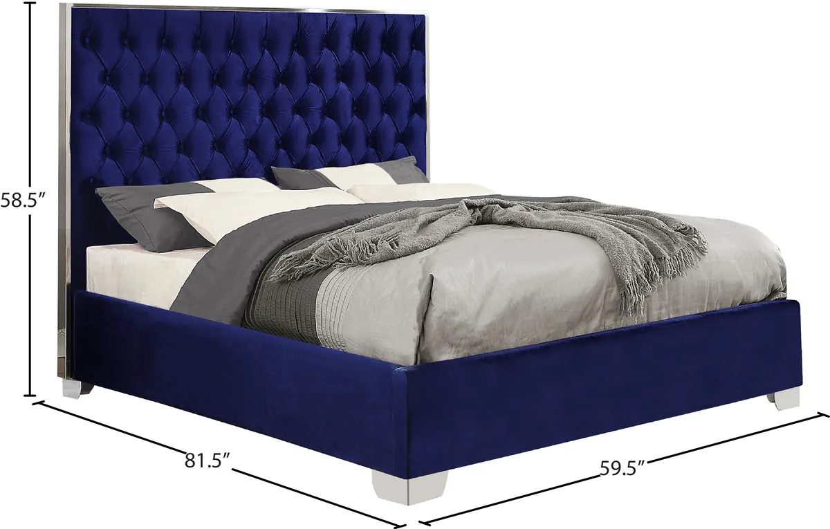 Lexi - Full Bed - Navy