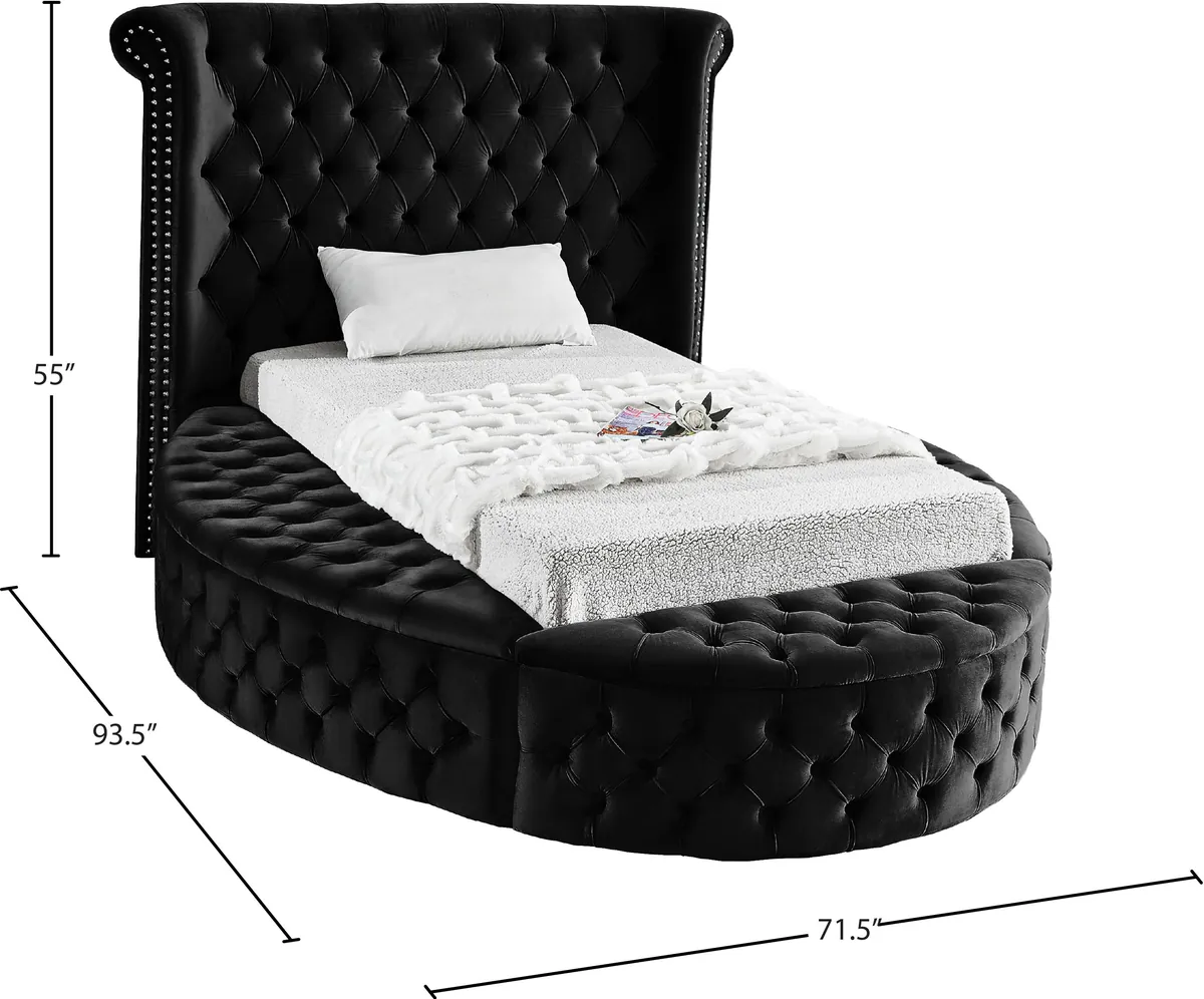 Luxus - Twin Bed - Black