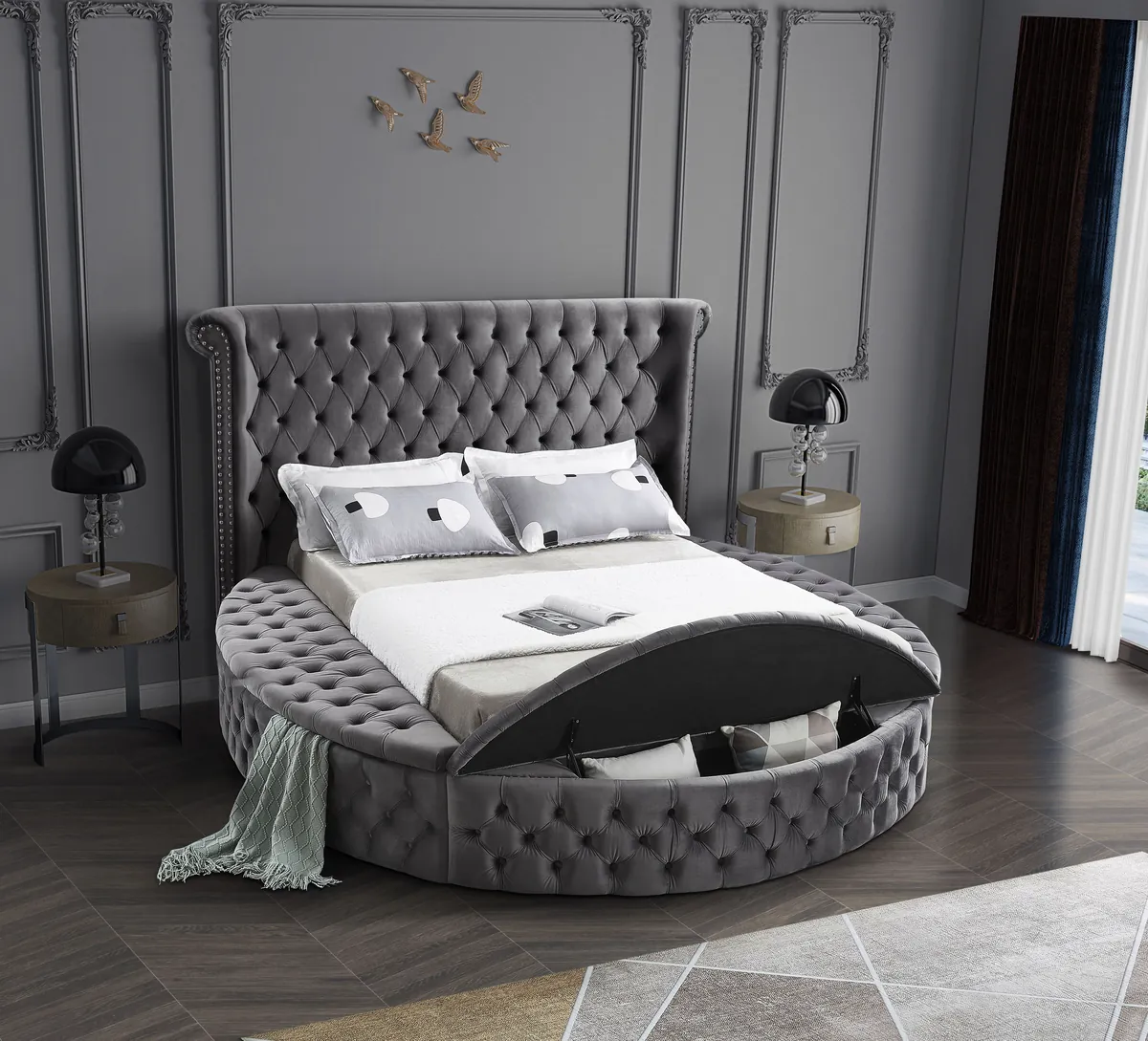 Luxus - Full Bed - Gray