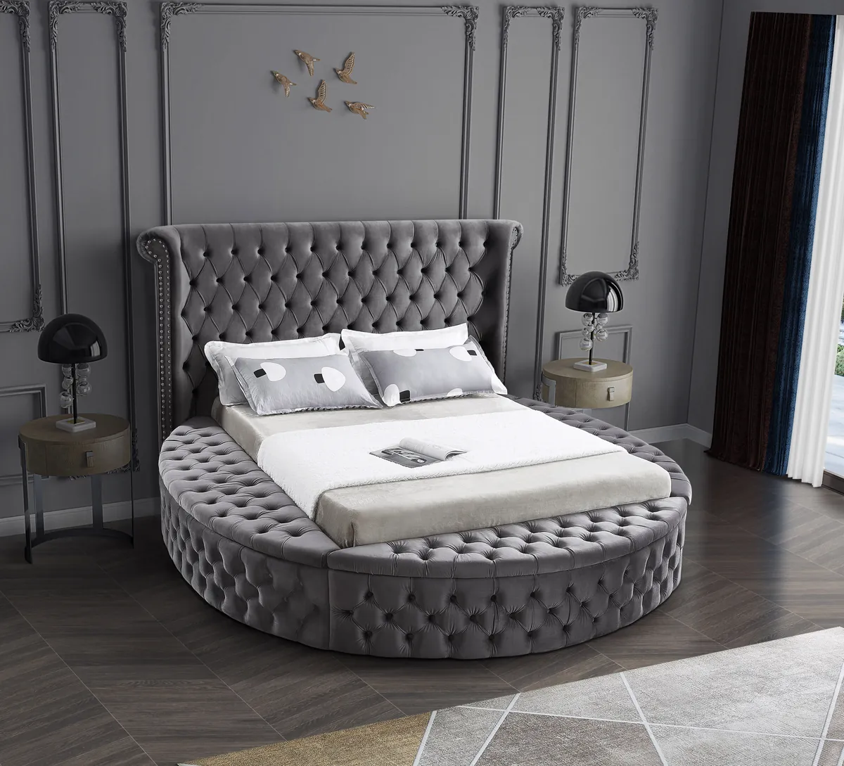 Luxus - Full Bed - Gray