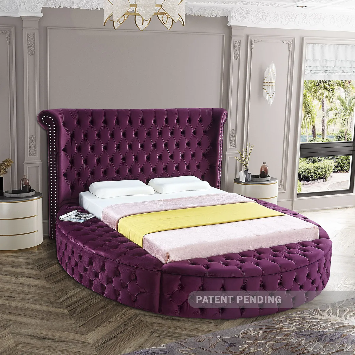 Luxus - King Bed - Purple