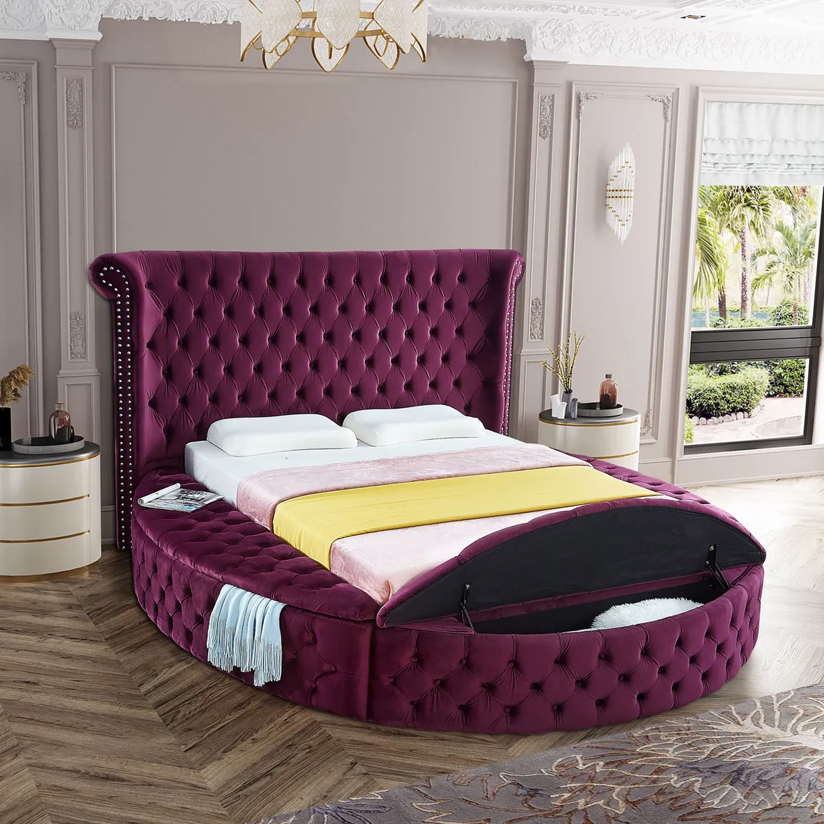 Luxus - Queen Bed - Purple