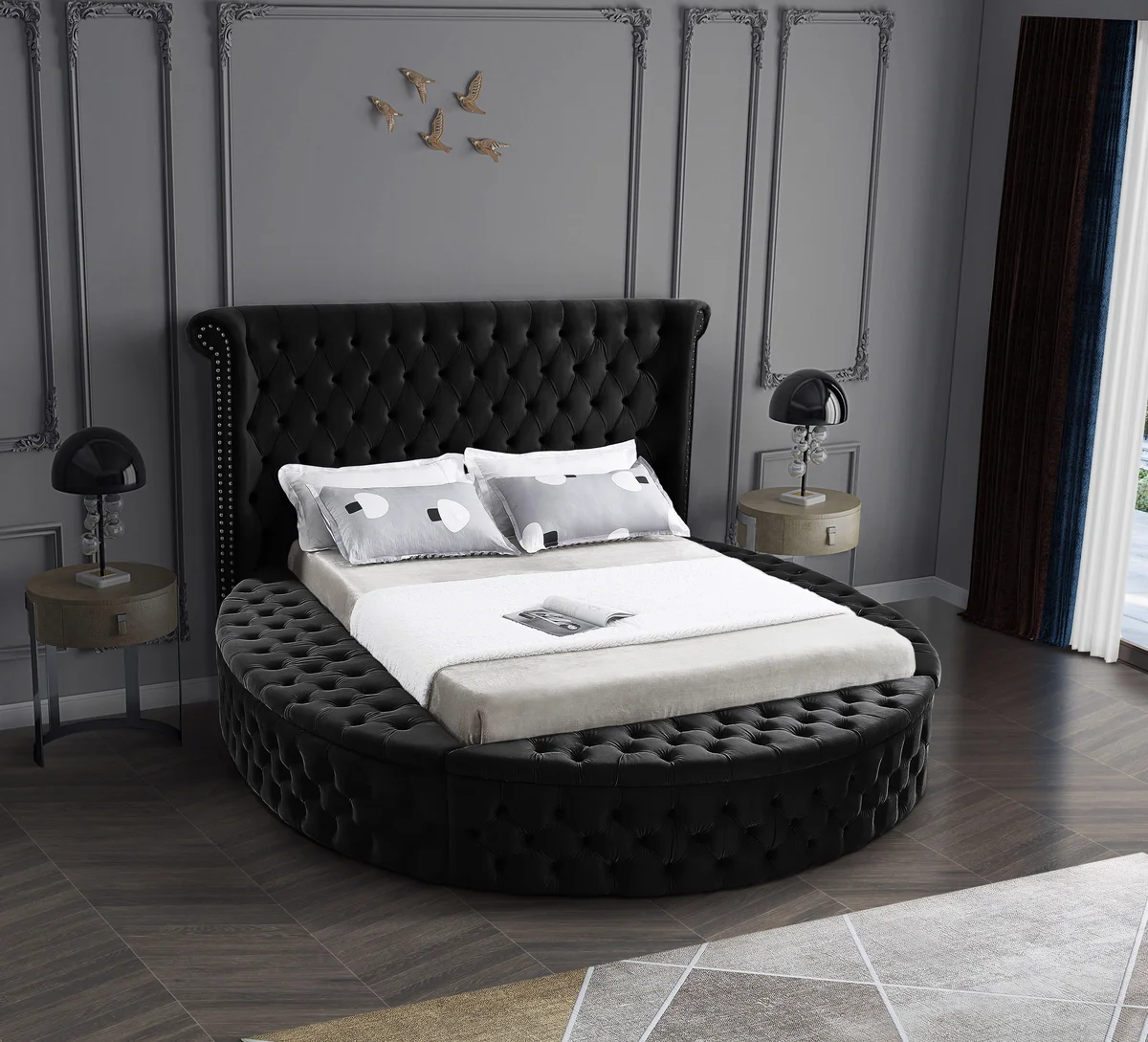 Luxus - King Bed - Black