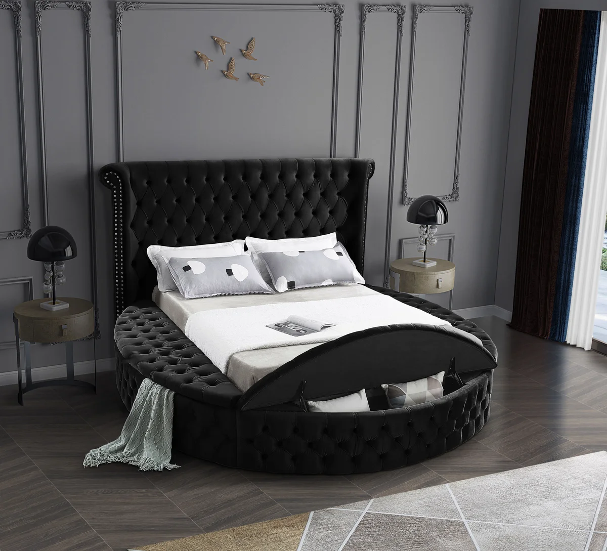 Luxus - King Bed - Black