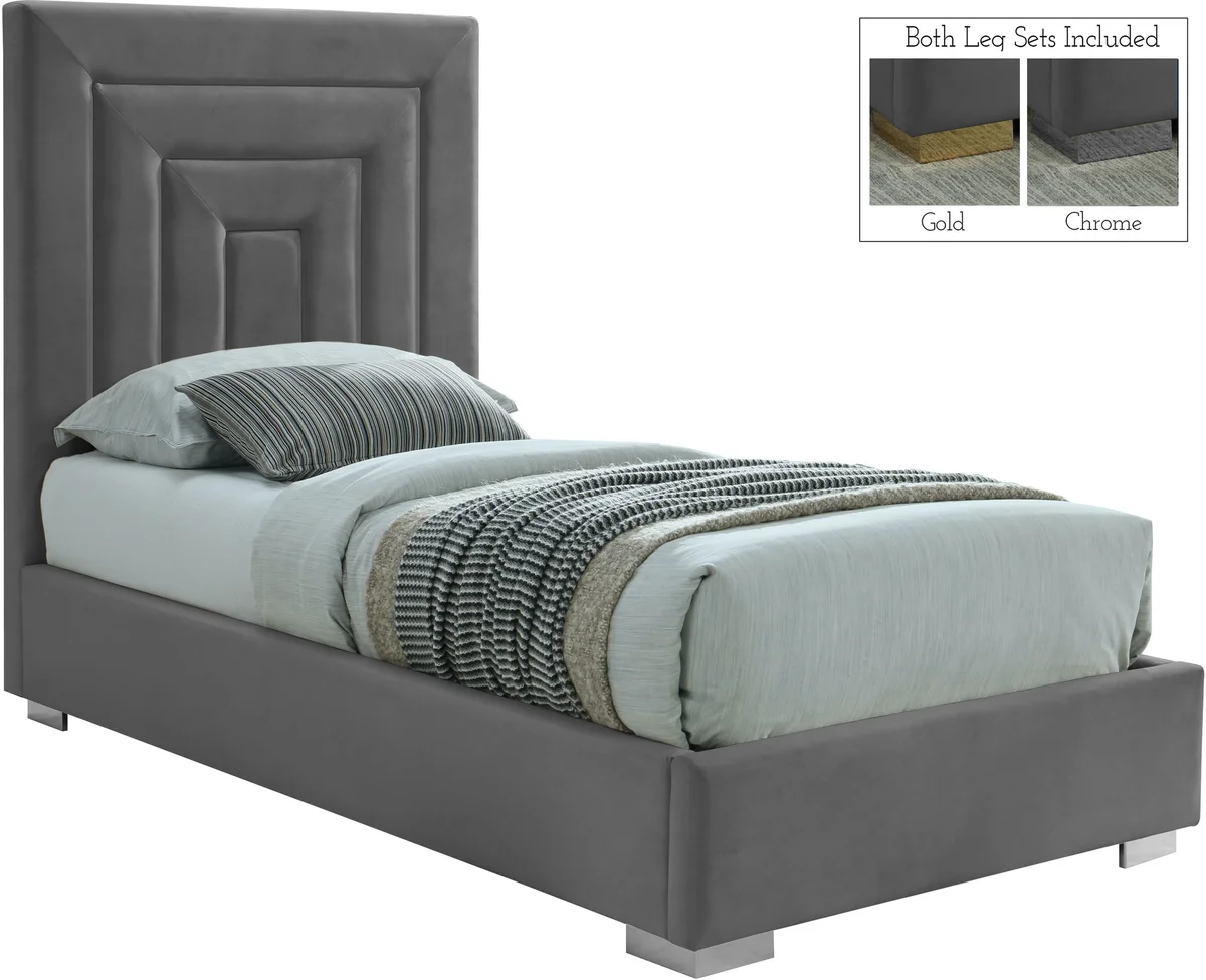 Nora - Twin Bed - Gray - View 2