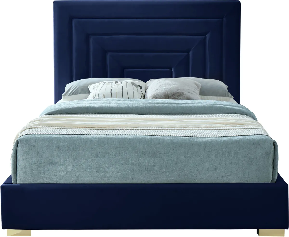 Nora - Full Bed - Navy