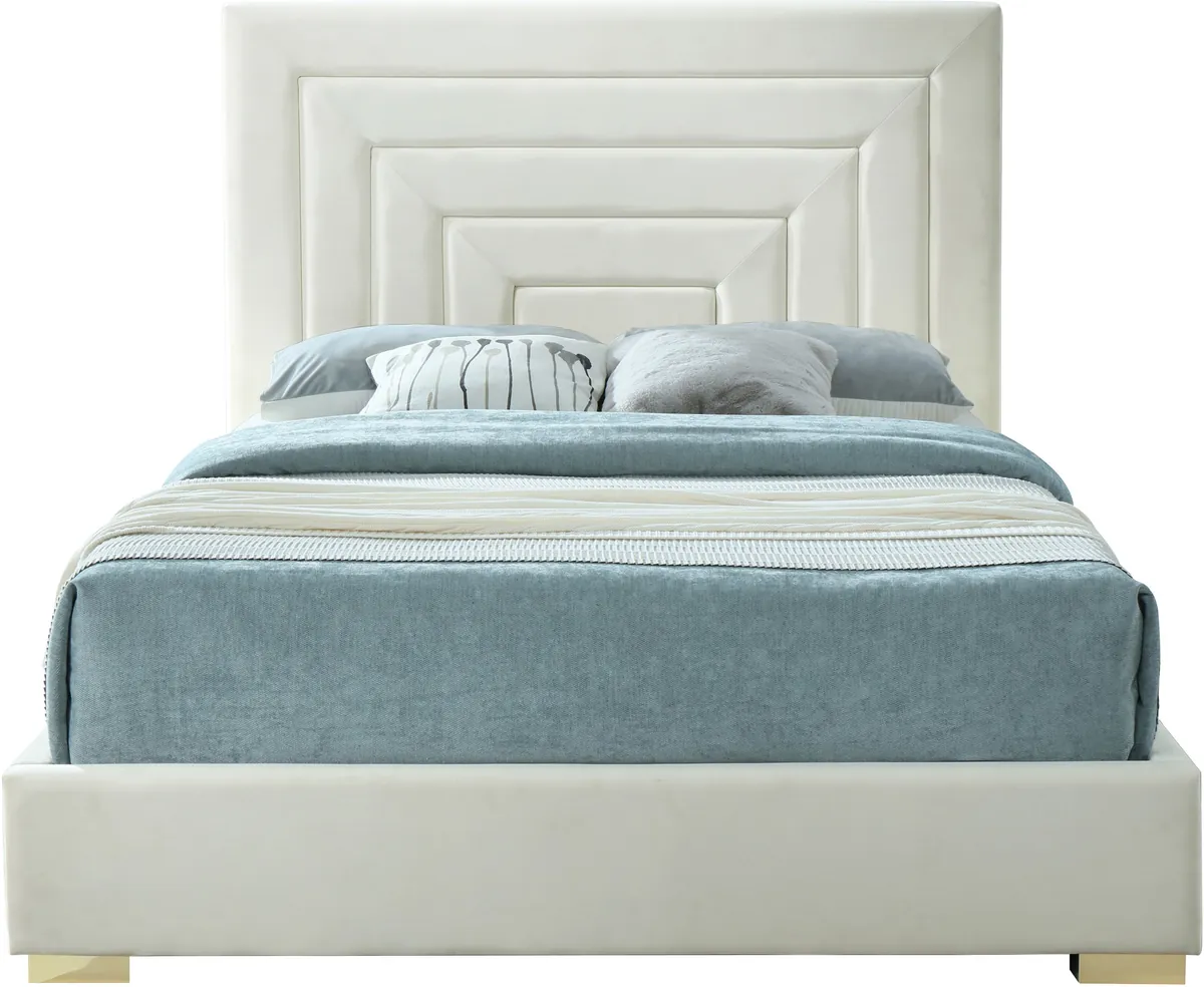 Nora - Queen Bed - Cream