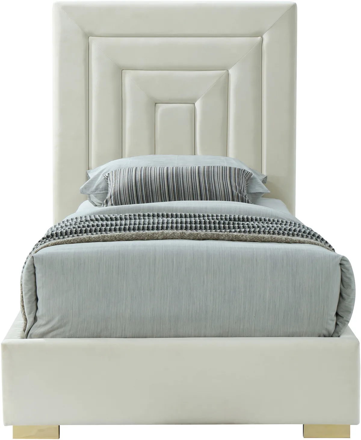 Nora - Twin Bed - Cream