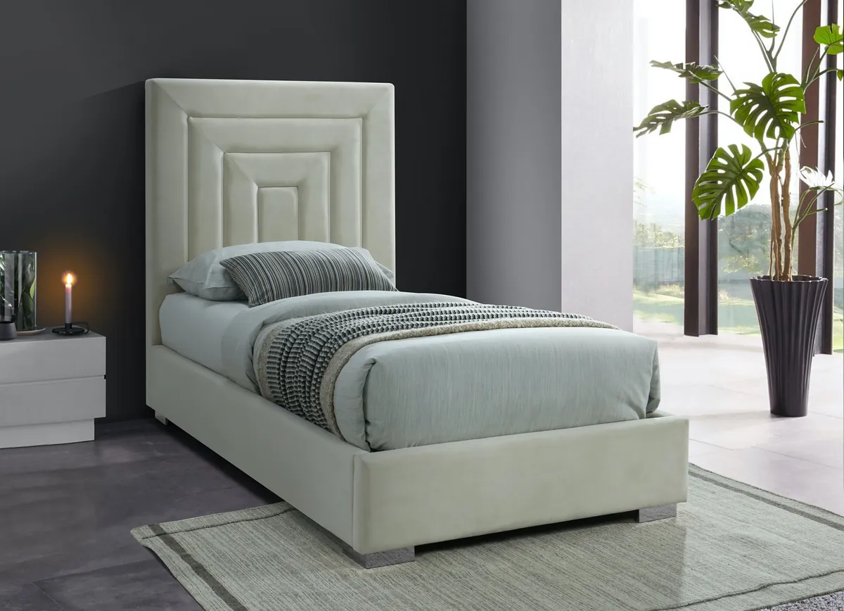 Nora - Twin Bed - Cream