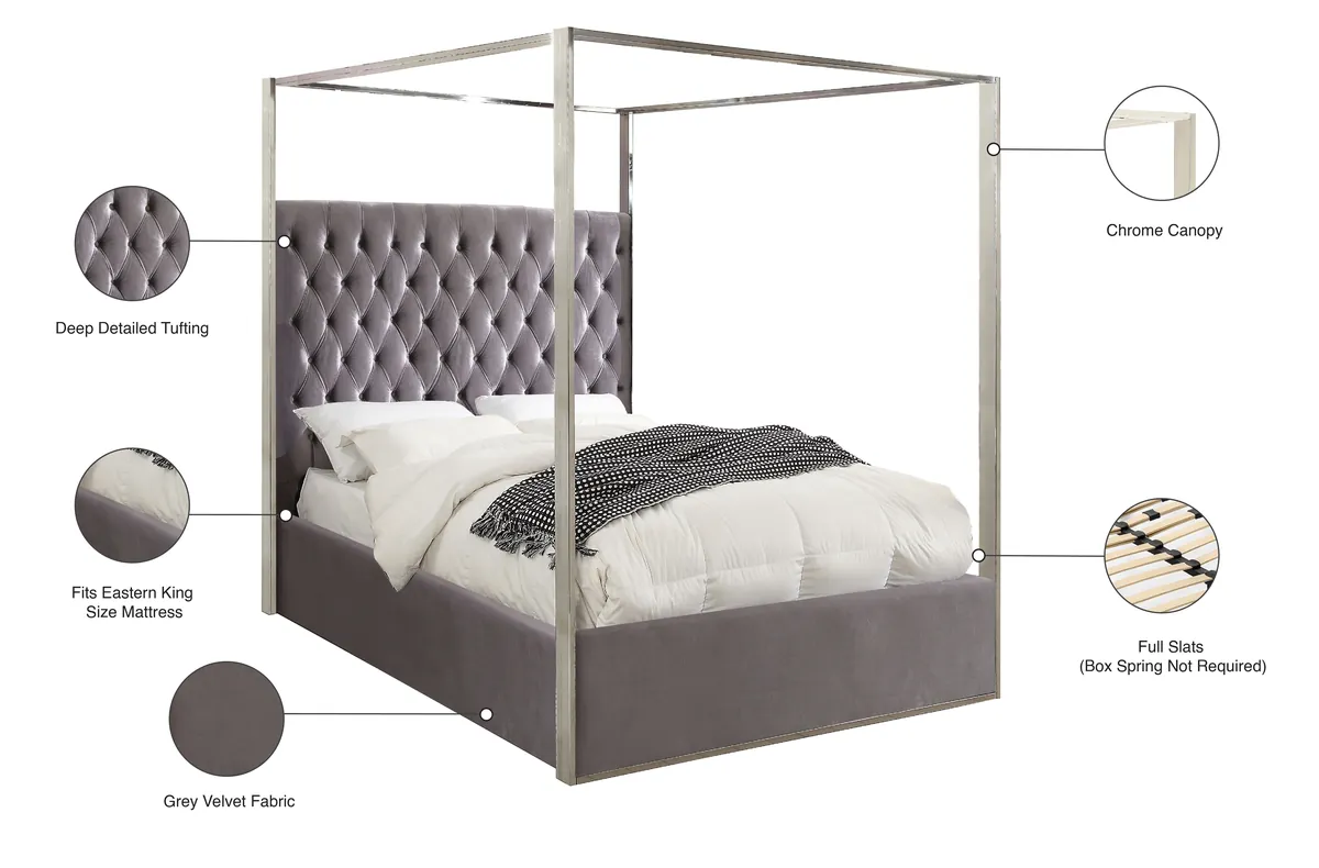 Porter - King Bed - Gray