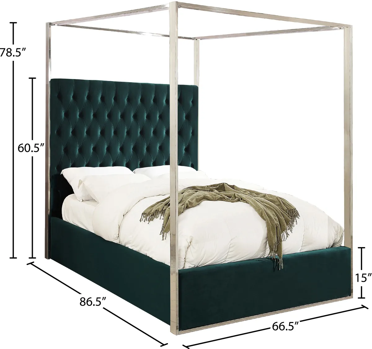Porter - Queen Bed - Green