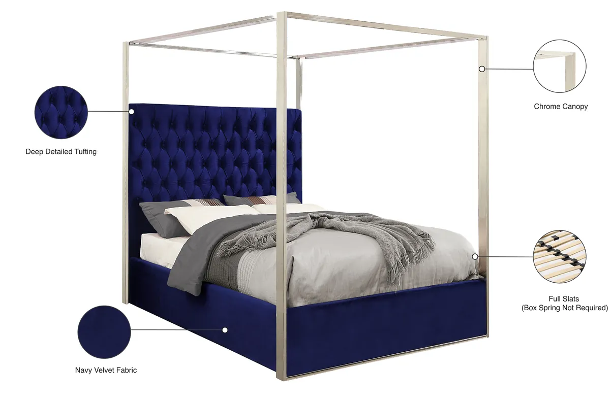 Porter - Queen Bed - Navy