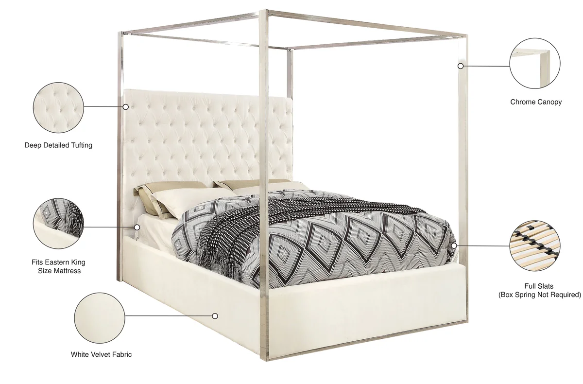 Porter - King Bed - White