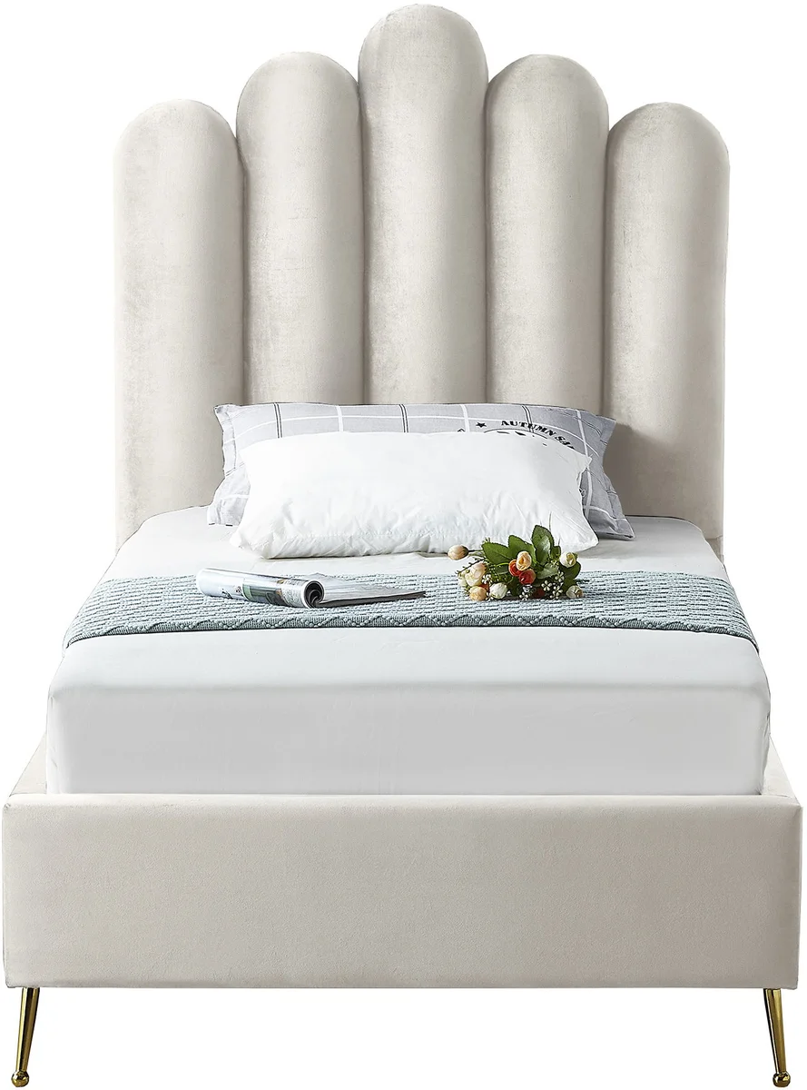 Lily - Twin Bed - Cream