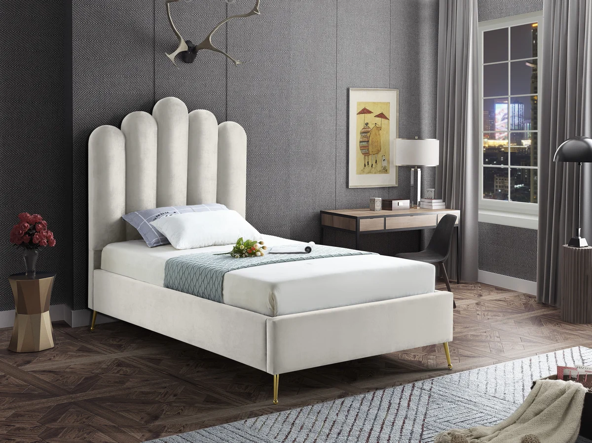 Lily - Twin Bed - Cream - View 2